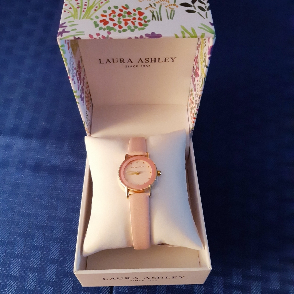 Laura Ashley Rose Gold Pink Watch
